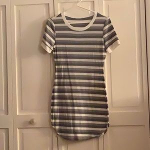 Striped T-shirt dress
